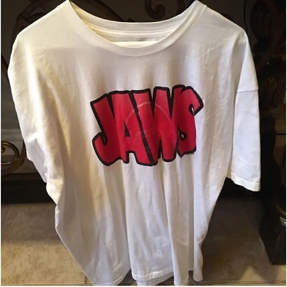 🎃 - JAWS SHIRT Adorable Under Red Jacket/Cardi! - Picture 5 of 6